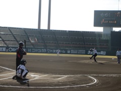 第4回岡山県中学硬式野球選手権大会の様子