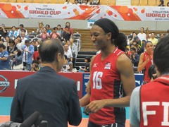 FIVBワールドカップバレーボール2015女子岡山大会　アルゼンチン vs アメリカ