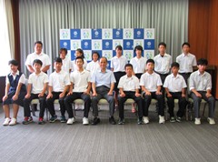 「第24回全国中学生空手道選手権大会」出場選手　来訪