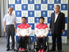 「リオデジャネイロ2016パラリンピック」出場選手　来訪