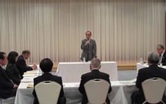 平成28年度第3回岡山都市圏連携協議会の様子