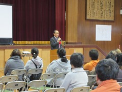 挨拶を行う大森雅夫岡山市長