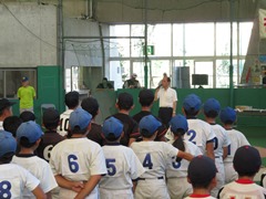 挨拶する大森雅夫岡山市長