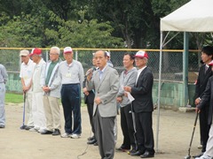 挨拶する大森雅夫岡山市長