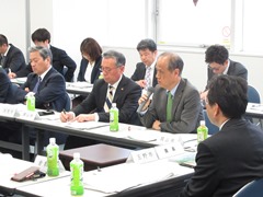 岡山県市長会議の様子