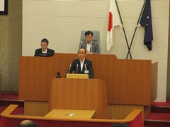 5月臨時市議会の様子