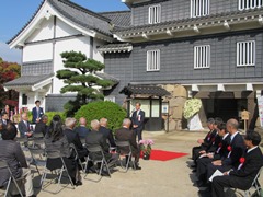 平成30年度おかやま菊花大会　表彰式の様子