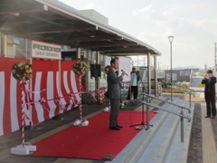 瀬戸駅北口駅前広場完成式典の様子