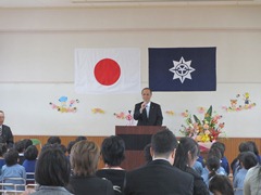 岡山市認定こども園開園式の様子