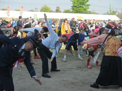 岡山市西大寺マラソン大会2015　開会式の様子