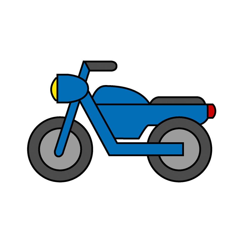 バイクの絵