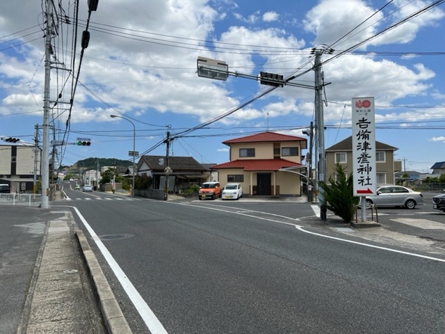 総社方面より