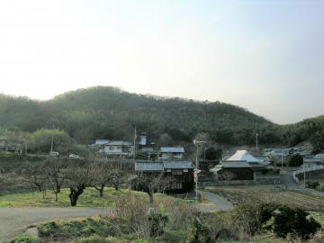 明禅寺城山麓から