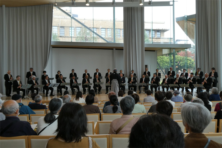 都山流尺八演奏会の様子