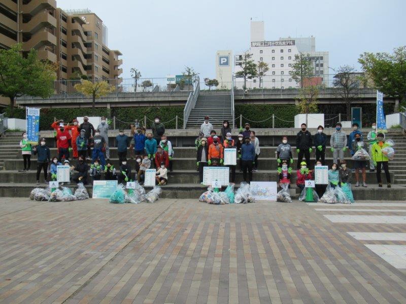 令和4年度　岡山のランナー集まれ！街中クリーン大作戦（プロギング）