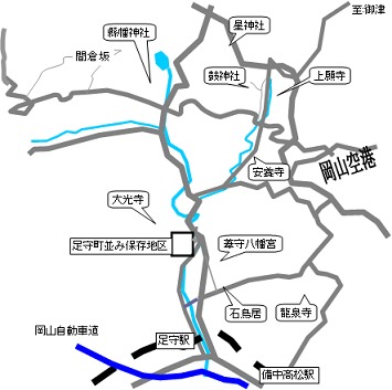 寺社・史跡の地図