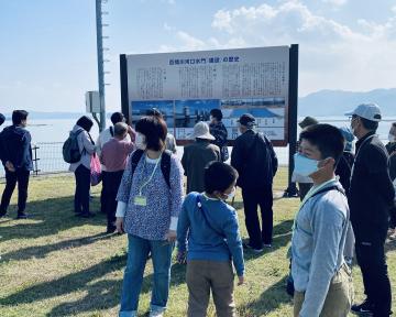 河口水門の様子（説明）