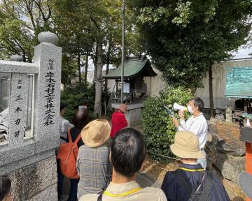 沖田神社の様子（説明）