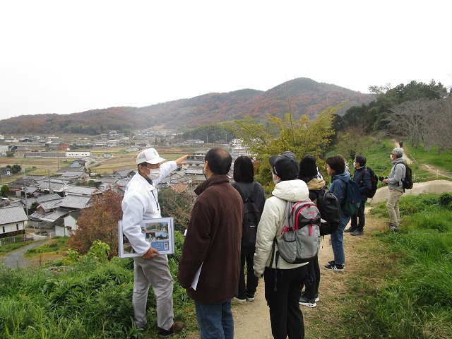 造山古墳での様子（その1）