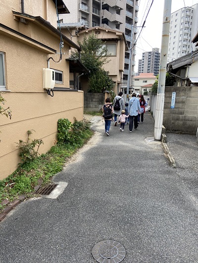 歩ける路地