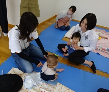 赤ちゃんコーナーの様子