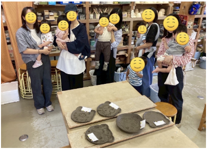 土ひねり体験の様子