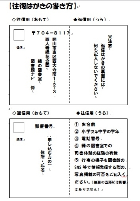 往復はがきの書き方