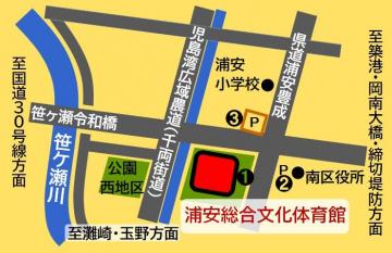 駐車場の位置図