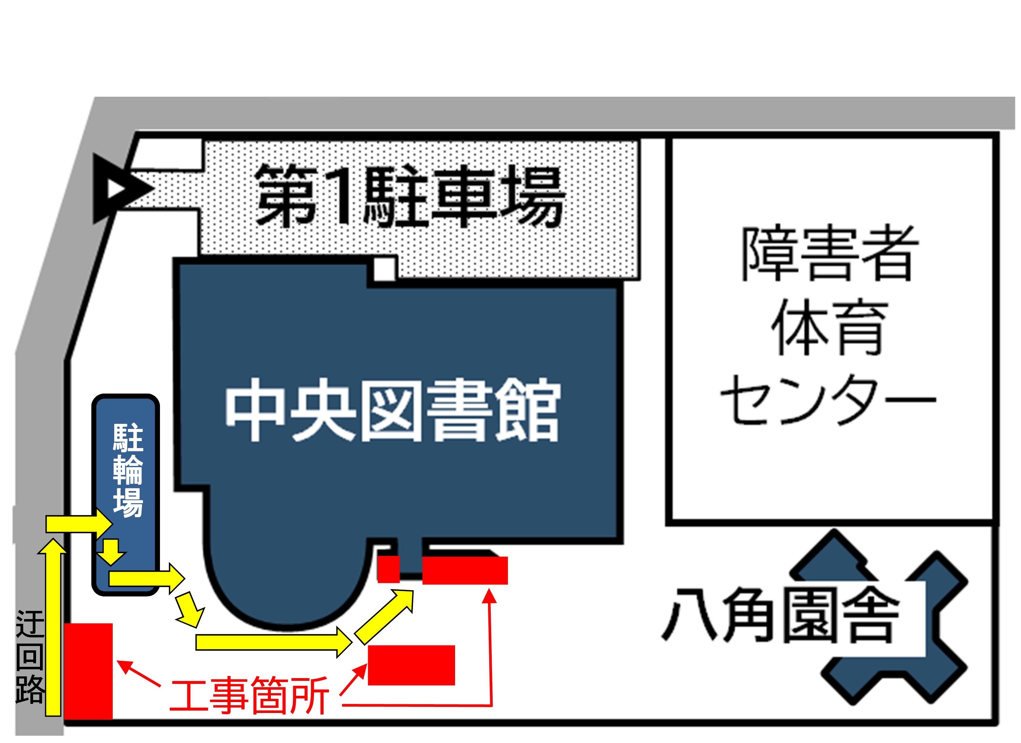 工事箇所のイラスト