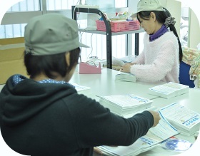 チャレンジド岡山の作業の様子1