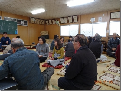 新庄村名物「餅つき大会」