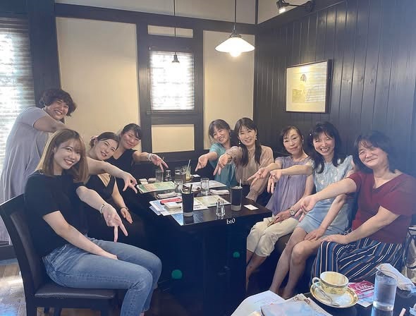 お茶会の様子（集合写真）