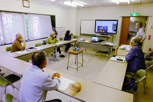 足守公民館オンライン併用防災会議