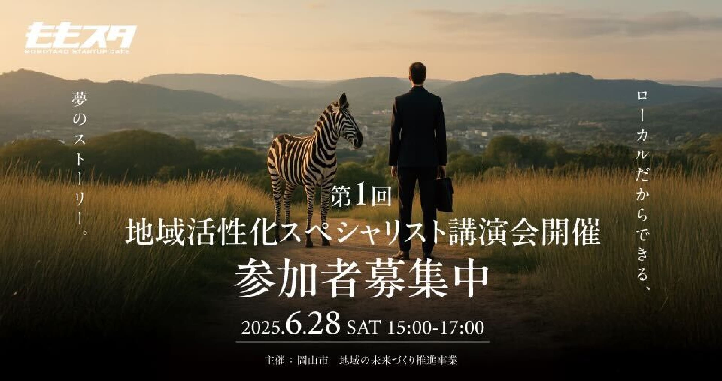 第1回　地域活性化スペシャリスト講演会開催　参加者募集中