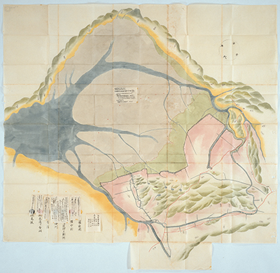 興除新田開発目論見略図