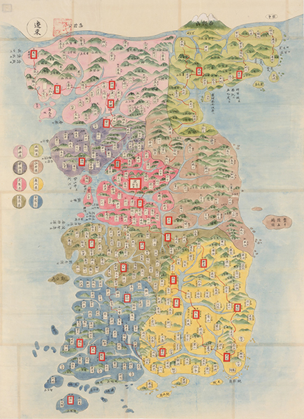 朝鮮地図