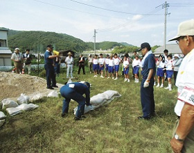 地域ぐるみで防災意識を高める「御津防災キャンプ」活動の様子その2