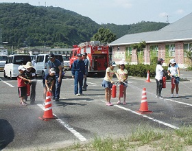 地域ぐるみで防災意識を高める「御津防災キャンプ」活動の様子その1