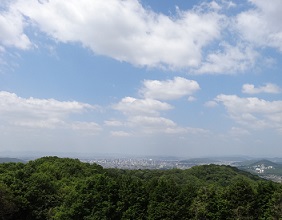 龍ノ口山山頂からの眺め