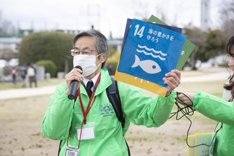 (4)SDGsについて説明してくれた内藤元久京山公民館館長