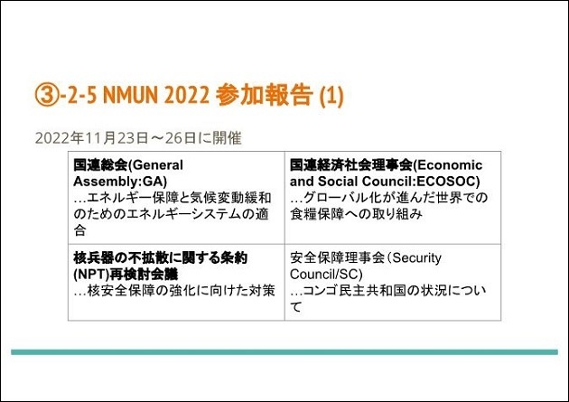 NMUN2022への参加報告 その1