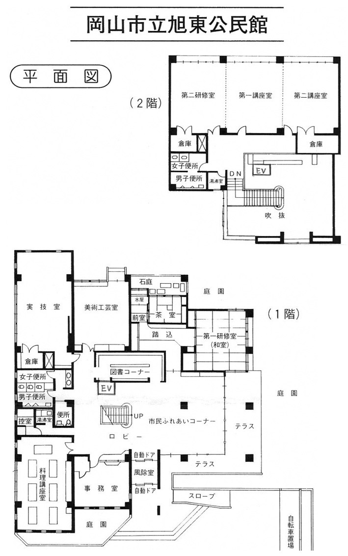 旭東公民館　平面図