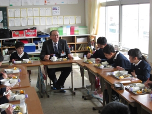 写真：給食の様子