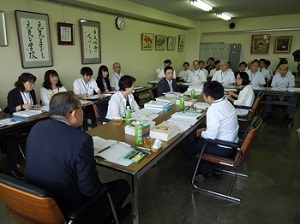 写真：7月教育委員会定例会の様子