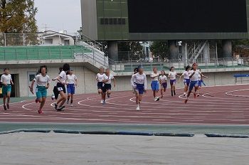 写真：記録会の様子