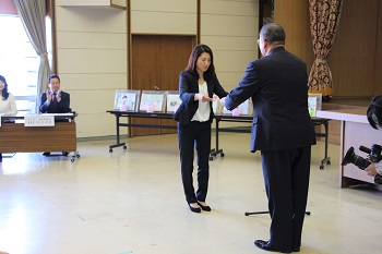 写真：表彰式の様子