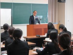 市長講話の様子