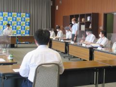 岡山弁護士会との懇談会の様子