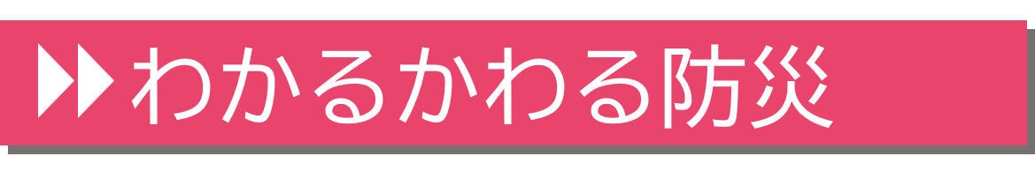 わかるかわる防災についてくわしく