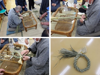 正月飾り講座の様子の写真